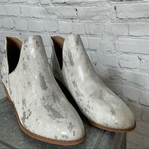 Corkys Western Silver Splash Booties